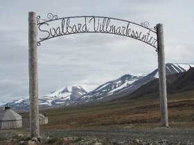 Schlittenhunde-Station des Svalbard-Villmarkssenter