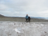 Spitzbergen Basti auf dem Gletscher