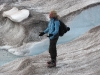 Bastian auf dem Gletscher