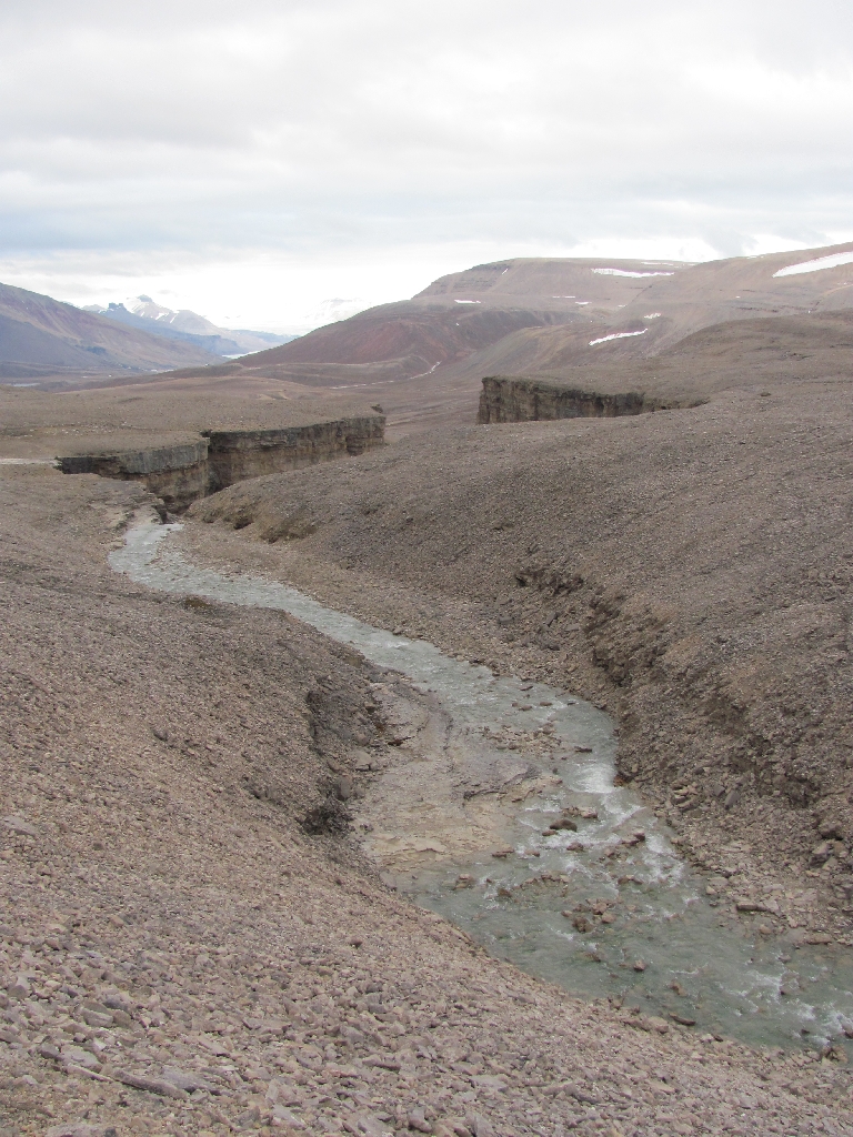 Canyon nahe Pyramiden
