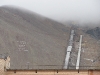 Ein Blick auf die Kohlemine von Pyramiden